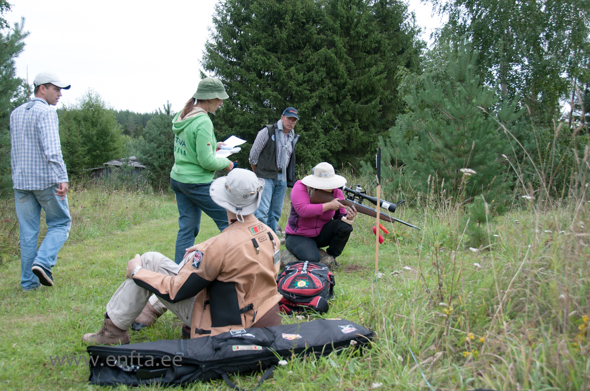 Some targets down on the ground or in a pit. Remember Italy 2011!